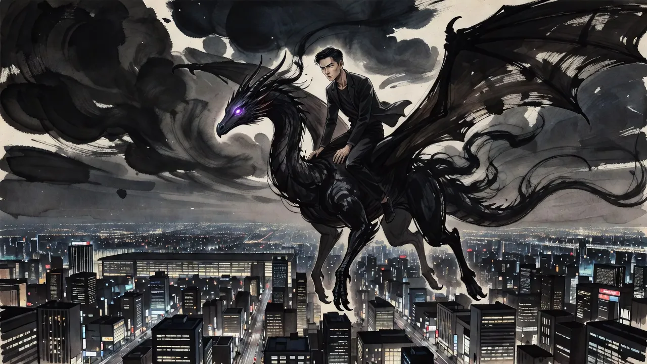 Painted frame: The novel: a dragon over the city